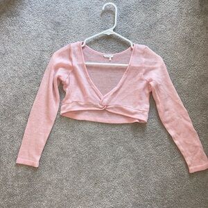 Women’s knit ballet bolero | pink | size xsmall | petite